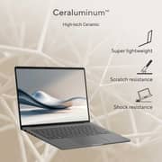 Asus Zenbook A14 OLED UX3407 (2025) Laptop - Snapdragon X Elite-X1E-78 100 / 14inch WUXGA / 1TB SSD / 32GB RAM / Qualcomm Adreno Graphics / Windows 11 Home / English & Arabic Keyboard / Zabriskie Beige / Middle East Version - [UX3407RA-QD906W]