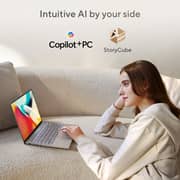 Asus Zenbook A14 OLED UX3407 (2025) Laptop - Snapdragon X Elite-X1E-78 100 / 14inch WUXGA / 1TB SSD / 32GB RAM / Qualcomm Adreno Graphics / Windows 11 Home / English & Arabic Keyboard / Zabriskie Beige / Middle East Version - [UX3407RA-QD906W]