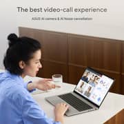 Asus Zenbook A14 OLED UX3407 (2025) Laptop - Snapdragon X Elite-X1E-78 100 / 14inch WUXGA / 1TB SSD / 32GB RAM / Qualcomm Adreno Graphics / Windows 11 Home / English & Arabic Keyboard / Zabriskie Beige / Middle East Version - [UX3407RA-QD906W]