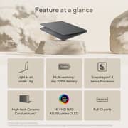 Asus ZenBook A14 (2025) Laptop - Snapdragon X X1 26 100 / 14inch WUXGA / 1TB SSD / 16GB RAM / Shared Qualcomm Adreno GPU / Windows 11 Home / English & Arabic Keyboard / Zabriskie Beige / Middle East Version - [UX3407QA-QD180W]