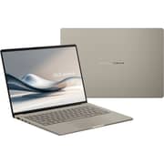 Asus Zenbook 14 (2025) Laptop - Snapdragon X Elite-X1E-78 100 / 14inch WUXGA / 1TB SSD / 32GB RAM / Qualcomm Adreno Graphics / Windows 11 Home / English & Arabic Keyboard / Zabriskie Beige / Middle East Version - [UX3407RA-QD906W] - Pre-order
