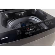 غسالة ملابس توشيبا أوتوماتيكية تعبئة علوية سعة 13 كيو جرام محرك إنفرتر فضي AW-DK1300KUPEG-SK
