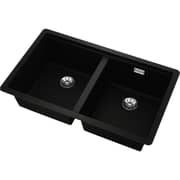 TEKA Radea Tegranite Sink with Two Bowls and Drainer - Radea R10 2B 750 M