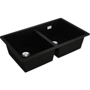 TEKA Radea Tegranite Sink with Two Bowls and Drainer - Radea R10 2B 750 M
