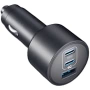 Anker Nano 3 Ports Car Charger Black