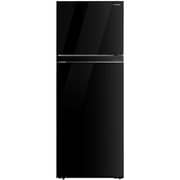 Toshiba Top Mount Refrigerator 463L, Inverter Compressor, Humidity Control, Pure Bio, Cooling zone, Black Glass Door, GR-RT624WE-PGN-22