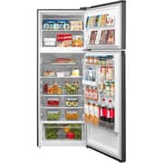 Toshiba Top Mount Refrigerator 463L, Inverter Compressor, Humidity Control, Pure Bio, Cooling zone, Black Glass Door, GR-RT624WE-PGN-22