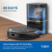 TPLink Tapo RV20 Max Plus Robot Vacuum Cleaner & Mop Black