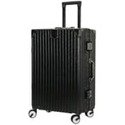 Viptour 3 Pcs Hard Side Luggage Trolley Set Black