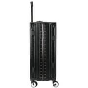 Viptour 3 Pcs Hard Side Luggage Trolley Set Black