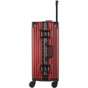 Viptour 3 Pcs PC Hard Side Luggage Trolley Set Wine