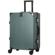 Viptour 3 Pcs PC Hard Side Luggage Trolley Set Green