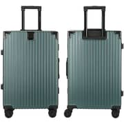 Viptour 3 Pcs PC Hard Side Luggage Trolley Set Green