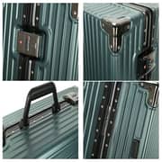 Viptour 3 Pcs PC Hard Side Luggage Trolley Set Green