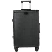 Viptour 3 Pcs Hard Side Luggage Trolley Black
