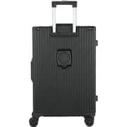 Viptour 3 Pcs Hard Side Luggage Trolley Black