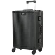 Viptour 3 Pcs Hard Side Luggage Trolley Black