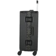 Viptour 3 Pcs Hard Side Luggage Trolley Black