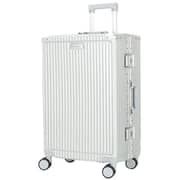 Viptour 3 Pcs Hard Side Luggage Trolley Silver