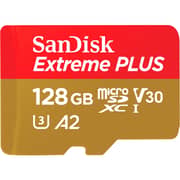 SanDisk Memory Card With Adapter 128GB Red/Gold SDSQXBU-128G-AP6MA