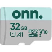 Onn Memory Card With Adapter 32GB Blue/Grey 93D00253-WGEF-32GU110NN