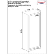 Generaltec Single Glass Door Chiller 380 Litres GCH520DLX