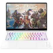 HP Omen Gaming (2025) Laptop - 1st Series / Intel Core Ultra 7-155H / 14inch FHD / 512GB SSD / 16GB RAM / 6GB NVIDIA GeForce RTX 4050 Graphics / Windows 11 Home / English & Arabic Keyboard / Ceramic White / Middle East Version - [14-FB0010NX]