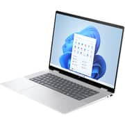 HP Envy x360 2-in-1 Convertible (2025) Laptop - 1st Series / Intel Core Ultra 7-155U / 16inch 2K / 1TB SSD / 16GB RAM / Shared Intel Graphics / Windows 11 Home / English & Arabic Keyboard / Glacier Silver / Middle East Version - [16-AC0005NX]