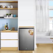 Castle Defrost Mini Bar Refrigerator, 97 Liters, Single Door , Silver - FR1097K
