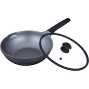 Prestige Essential Wok With Glass Lid 1pc Set