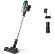 Philips 3000 Series Cordless Vacuum Cleaner, PowerCyclone 8, LED Nozzle, 60min Runtime – XC3031/61 – Black/Silver