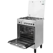 Tornado Free Standing 4 Burner Gas Cooker 60cm Black/Stainless Steel - 6T403RC1X01SG
