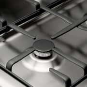 Tornado Free Standing 4 Burner Gas Cooker 60cm Black/Stainless Steel - 6T403RC1X01SG