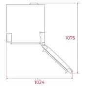 TEKA Combi Bottom Freezer 323L with Frost-Free System - RBF 3450 SS