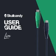 Skullcandy USB-C To USB-C Connector Cable 1.2m Blue/Green