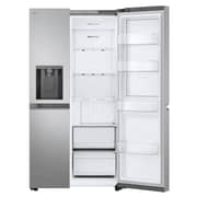 LG Side by Side Refrigerator, 643 Liter, Smart Inverter Silver, GC-J257BLJW