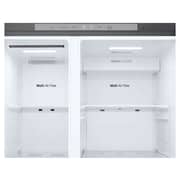 LG Side by Side Refrigerator, 643 Liter, Smart Inverter Silver, GC-J257BLJW