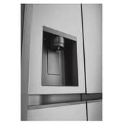 LG Side by Side Refrigerator, 643 Liter, Smart Inverter Silver, GC-J257BLJW
