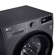 LG Vivace Front Load Inverter Washing Machine, 10KG, Black - F4Y3RYGYJV