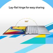 Asus Vivobook 15 (2025) Copilot+PC - 13th Gen / Intel Core i9-13900H / 15.6inch FHD / 1TB SSD / 16GB RAM / Shared Intel Iris Xe Graphics / Windows 11 Home / English & Arabic Keyboard / Indie Black / Middle East Version - [X1505VA-L1696W]