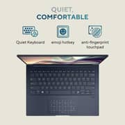 Asus Zenbook 14 (2025) Ultrabook - 2nd Series / Intel Core Ultra 9-285H / 14inch 3K / 1TB SSD / 32GB RAM / Shared Intel Arc Graphics / Windows 11 Home / English & Arabic Keyboard / Ponder Blue / Middle East Version - [UX3405CA-PZ060W]