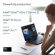 Asus Zenbook Duo (2025) Ultrabook - 2nd Series / Intel Core Ultra 7-255H / 14inch 3K / 1TB SSD / 32GB RAM / Shared Intel Arc Graphics / Windows 11 Home / English & Arabic Keyboard / Inkwell Gray / Middle East Version - [UX8406CA-OLED7]