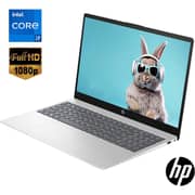 HP (2023) Laptop - 13th Gen / Intel Core i7-1355U / 15.6inch FHD / 1TB SSD / 16GB RAM / Shared Intel Iris Xe Graphics / Windows 11 Home / English Keyboard / Natural Silver / International Version - [15-FD0182WM]
