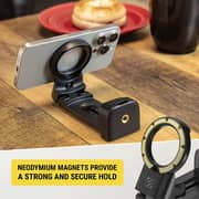 Scosche Travel MagSafe Folding Phone Mount Black