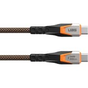 UAG SRGE 3.2 USB-C To USB-C Cable 0.75m Black/Orange