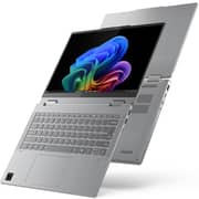 Lenovo IdeaPad 5 14Q8X9 2-in-1 Convertible (2025) Laptop - Snapdragon - X1P-42-100 / 14inch WUXGA / 512GB SSD / 16GB RAM / Shared Qualcomm Adreno GPU Graphics / Windows 11 Home / English & Arabic Keyboard / Luna Grey / Middle East Version - [83GH001QAX]