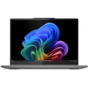 Lenovo IdeaPad 5 14Q8X9 2-in-1 Convertible (2025) Laptop - Snapdragon - X1P-42-100 / 14inch WUXGA / 512GB SSD / 16GB RAM / Shared Qualcomm Adreno GPU Graphics / Windows 11 Home / English & Arabic Keyboard / Luna Grey / Middle East Version - [83GH001QAX]