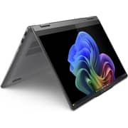 Lenovo IdeaPad 5 14Q8X9 2-in-1 Convertible (2025) Laptop - Snapdragon - X1P-42-100 / 14inch WUXGA / 512GB SSD / 16GB RAM / Shared Qualcomm Adreno GPU Graphics / Windows 11 Home / English & Arabic Keyboard / Luna Grey / Middle East Version - [83GH001QAX]