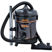 Basic Canister Vacuum Cleaner Black BSC-1200A
