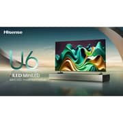 Hisense 75-inch U6N Pro Series Mini-LED ULED 4K VIDAA Smart TV with Hi-View Engine AI, Dolby Vision Atmos, Game Mode Plus – 75U6N Pro - 2025